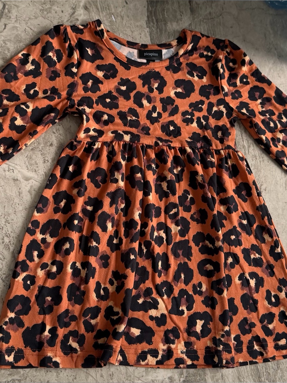 NEW toddler leopards dress